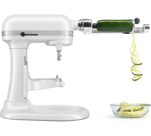 Планетарний міксер з підйомною чашею KitchenAid Heavy Duty 5KSM55SXXEWH 5,2 л