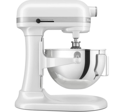 Планетарний міксер з підйомною чашею KitchenAid Heavy Duty 5KSM55SXXEWH 5,2 л