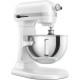 Планетарний міксер з підйомною чашею KitchenAid Heavy Duty 5KSM55SXXEWH 5,2 л