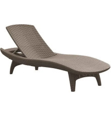  Шезлонг Keter Pacific, 197 х 75 х 40 см - капучино