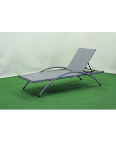 Шезлонг Greengard Барнео 200 х 78 х 42 см - сірий