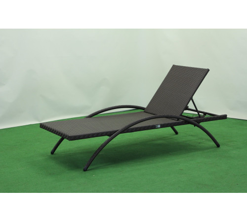 Шезлонг Greengard Барнео 200 х 78 х 42 см - коричневий