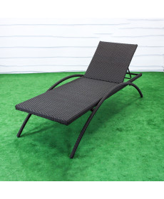 Шезлонг Greengard Барнео 200 х 78 х 42 см - коричневий