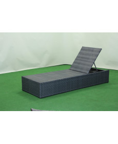 Шезлонг Greengard Кариби 200 х 70 х 31 см - сірий
