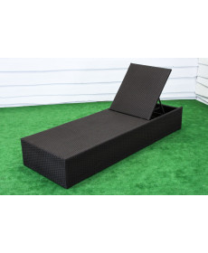 Шезлонг Greengard Кариби 200 х 70 х 31 см - коричневий