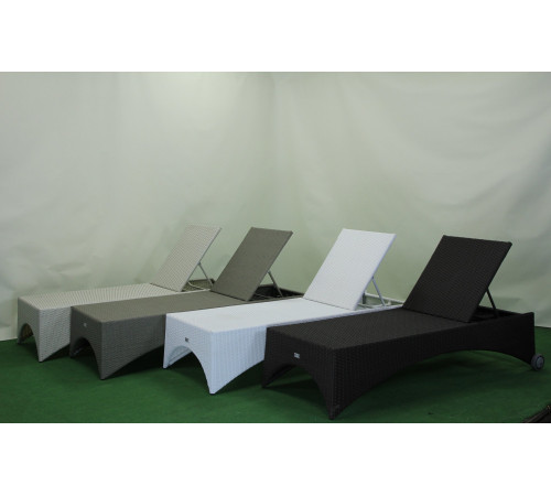 Шезлонг Greengard Мальдіви 198 х 85 х 45 см - білий