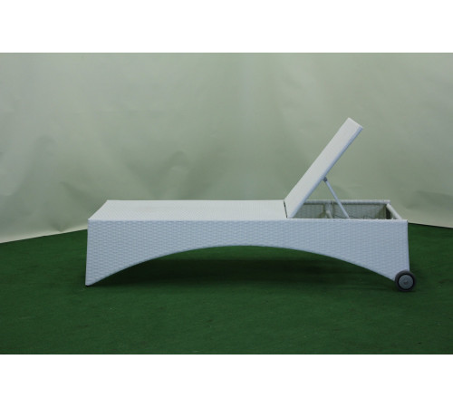 Шезлонг Greengard Мальдіви 198 х 85 х 45 см - білий