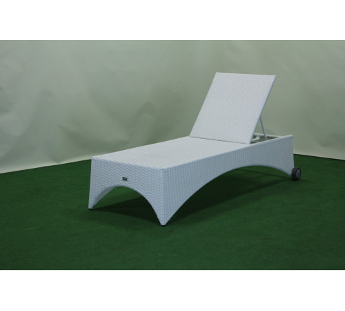 Шезлонг Greengard Мальдіви 198 х 85 х 45 см - білий