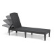 Шезлонг Keter Jaipur, 187 х 58 х 29 см - графіт