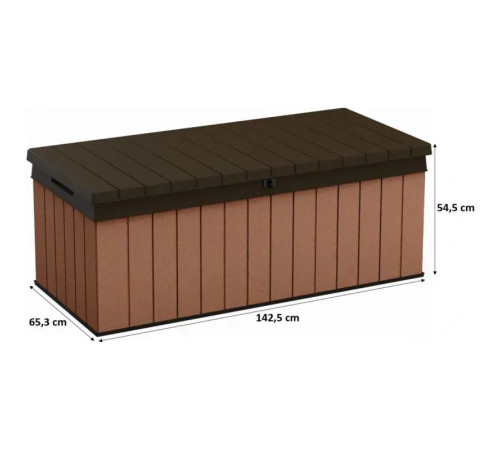Скриня садова Keter Darwin 380 л, коричнева