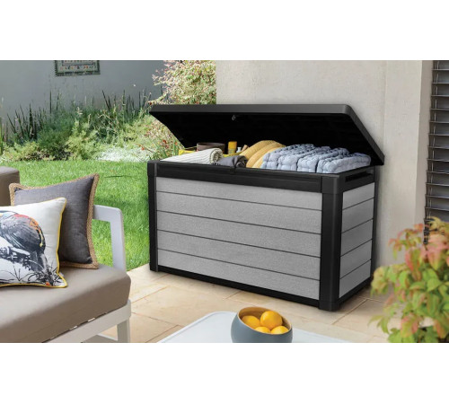 Скриня садова Keter Denali DuoTech 380, сіра