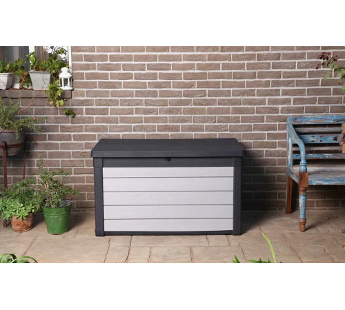 Скриня садова Keter Denali DuoTech 380, сіра