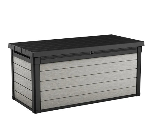 Скриня садова Keter Denali DuoTech 570 л, сіра