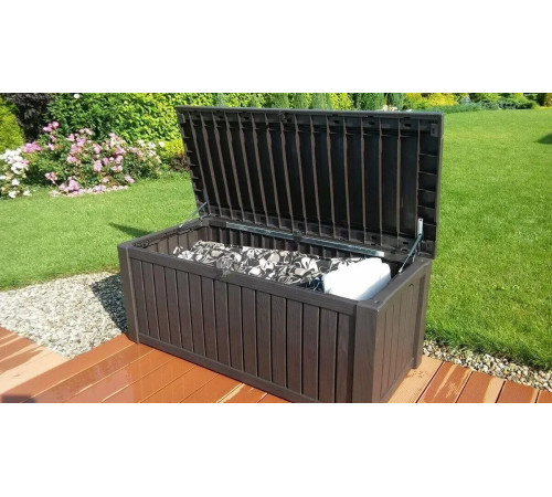 Скриня садова Keter Rockwood 570 л, коричнева