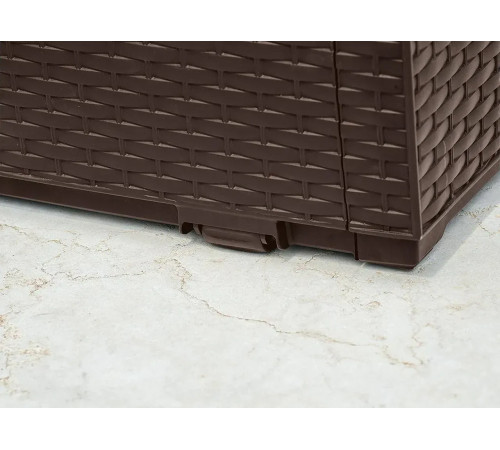 Скриня садова Keter Samoa Rattan 270 л, коричнева