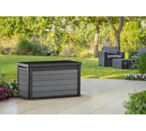 Скриня садова Keter Cortina 380 л, сіра