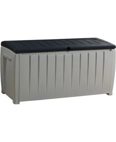 Скриня садова Keter NOVEL 340 л, сіро-чорна