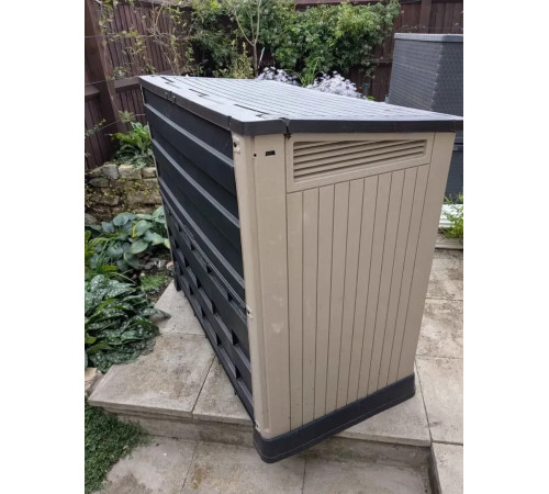 Шафа садова Keter Store-It-Out Midi 845 л, капучино