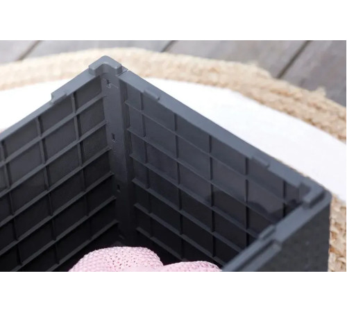 Стіл-скриня Keter Vigo, 37 х 37 см, сірий