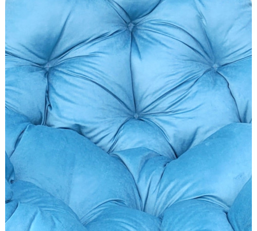 Подушка для крісла-кокона Greengard 130 х 110 х 8 см, блакитна