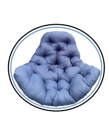 Подушка для крісло-кокона Greengard 130 х 110 х 8 см, синя