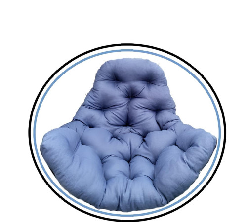 Подушка для крісло-кокона Greengard 130 х 110 х 8 см, синя