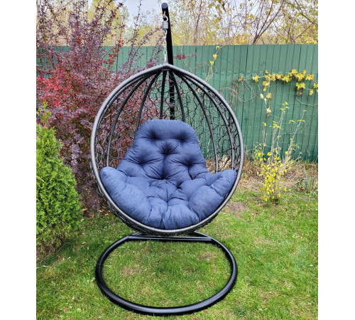 Подушка для крісло-кокона Greengard 130 х 110 х 8 см, синя