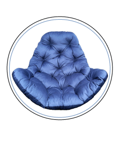 Подушка для крісла-кокона Greengard 10-36 130 х 110 х 8 см, синя