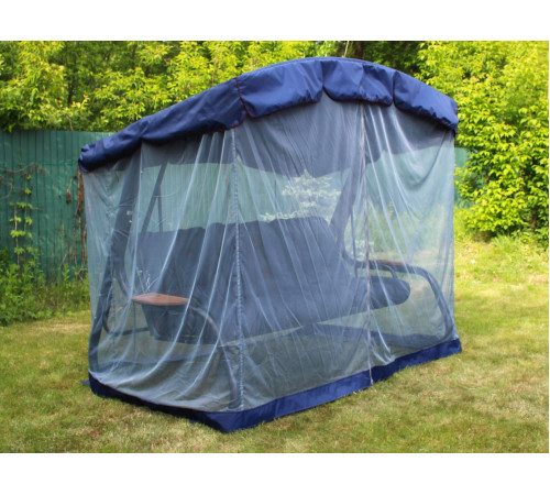 Тент з москітною сіткою Greengard для садової гойдалки Афіна, синій