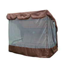 Тент з москітною сіткою Greengard для садової гойдалки Брауні, корчневий