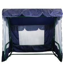 Тент з москітною сіткою​​​​​​​ Greengard для садової гойдалки Лагуна, синій