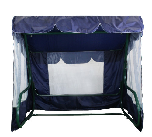 Тент з москітною сіткою​​​​​​​ Greengard ТС-002 для садової гойдалки Лагуна, синій