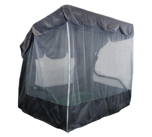 Тент з москітною сіткою Greengard для садової гойдалки Толедо, сірий