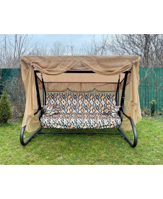 Москітна сітка Greengard МС-003 для садової гойдалки Лате, бежева