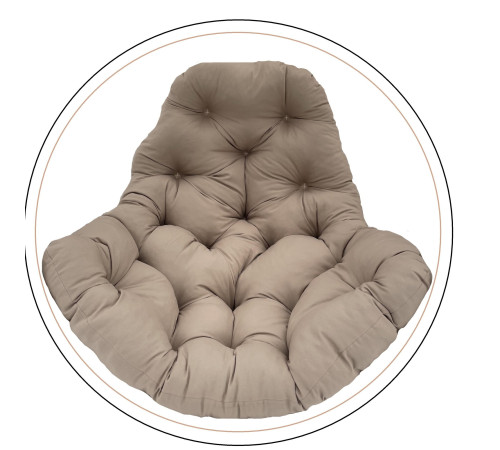 Подушка для крісла-кокона Greengard 130 х 110 х 8 см, бежева