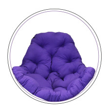 Подушка для крісла-кокона Greengard 130 х 110 х 8 см, фіолетова