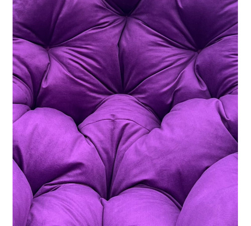 Подушка для крісла-кокона Greengard 130 х 110 х 8 см, фіолетова