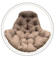 Подушка для крісло-кокона Greengard 130 х 110 х 8 см, коричнева