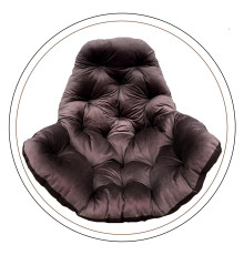 Подушка для крісло-кокона Greengard 130 х 110 х 8 см, коричнева