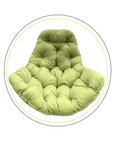 Подушка для крісла-кокона Greengard 130 х 110 х 8 см, зелена