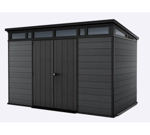 Будиночок садовий Keter Cortina 2.0 342 х 216 х 226 см, темно-сірий