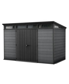 Будиночок садовий Keter Cortina 2.0 342 х 216 х 226 см, темно-сірий