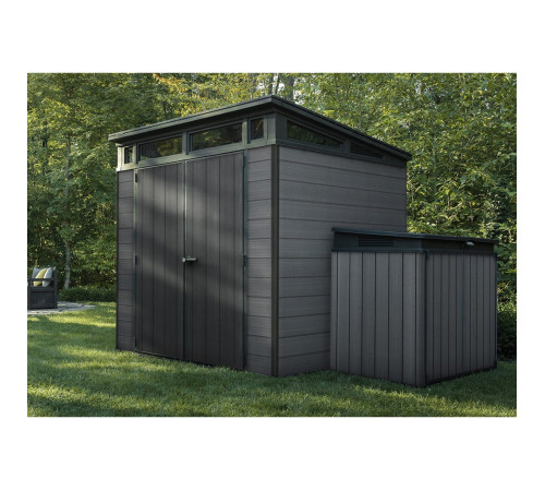 Будиночок садовий Keter Cortina 218 х 214 х 226 см, темно-сірий