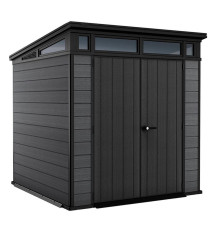 Будиночок садовий Keter Cortina 218 х 214 х 226 см, темно-сірий