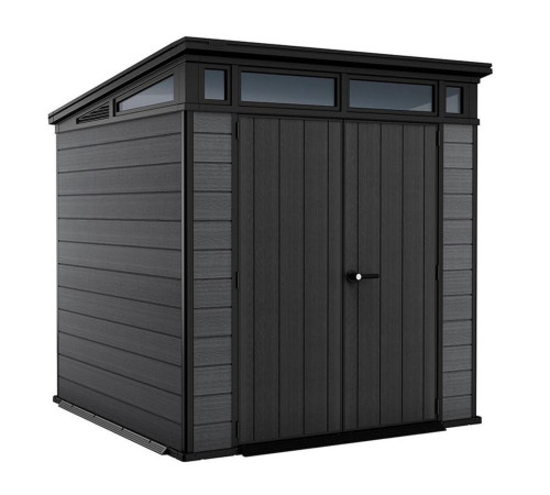 Будиночок садовий Keter Cortina 218 х 214 х 226 см, темно-сірий