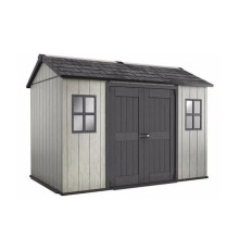 Будиночок садовий Keter OAKLAND 1175 SD 350 х 229 х 254 см, коричнево-сірий