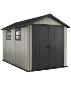 Будиночок садовий Keter OAKLAND 7511 229см х 350 х 242 см, коричнево-сірий