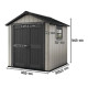 Будиночок садовий Keter OAKLAND 757 229 х 223 х 242 см, сірий