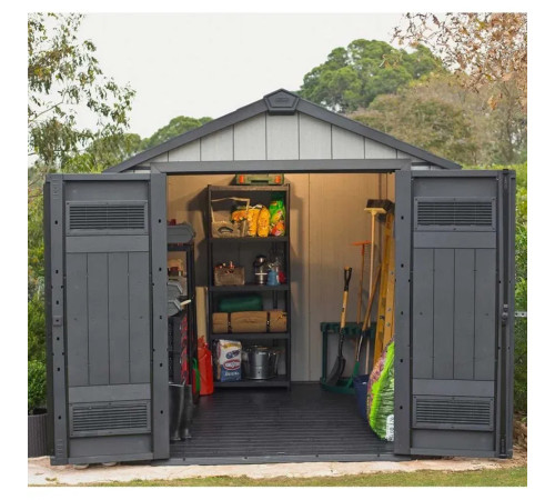 Будиночок садовий Keter OAKLAND 757 229 х 223 х 242 см, сірий