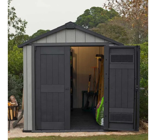 Будиночок садовий Keter OAKLAND 757 229 х 223 х 242 см, сірий